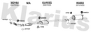 Klarius 302164 - Front Pipe For Cat  - Fits Kia Rio 1.25