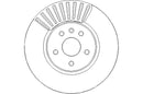 Disctech Brake Disc - Fits Opel - ABD3240 - Front Axle