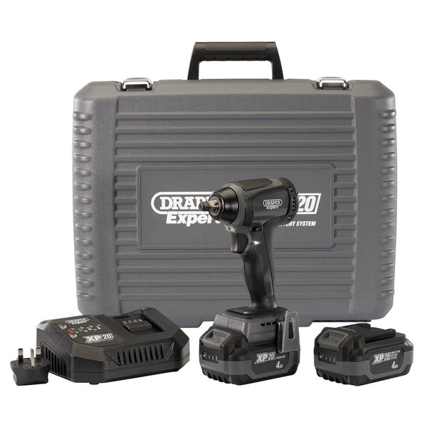 XP20 20V Brushless Impact Wrench - 3/8" - 250Nm - 2 x 4.0Ah Batteries and Fast Charger