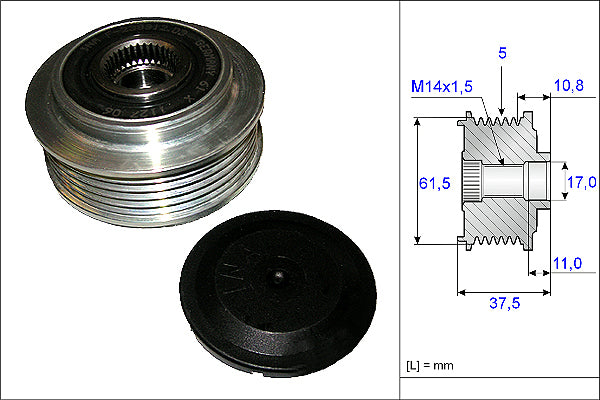 INA Alternator Freewheel Clutch - Part No - 535010710