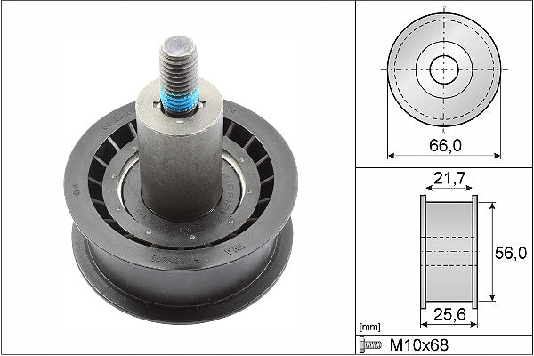 INA Deflection/Guide Pulley - Timing Belt - Part No - 532016710