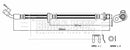 Borg & Beck Brake Hose Part No -BBH7437