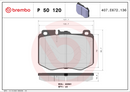 Brembo Brake Pad Set - P50120
