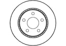 Disctech Brake Disc - Fits Audi, Citroën - ABD3525 - Rear Axle