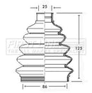 First Line Cv Joint Boot Kit Part No -FCB2302R