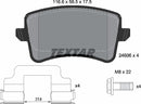 Audi, Brake Pad Set - Textar 24606012460602