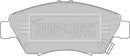 Borg & Beck Brake Pad Set -BBP1457