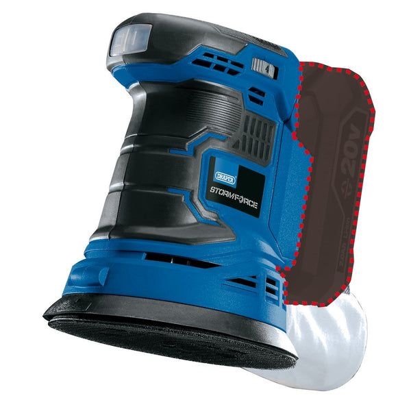 Draper Storm Force 20V Random Orbit Sander (Sold Bare)