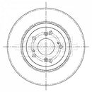 Borg & Beck Brake Disc Pair Part No -BBD5220