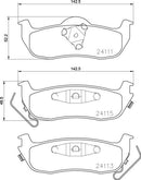 Mintex Brake Pad Set fits -Nissan MDB2651 (also fits other vehicles)