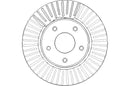 Disctech Brake Disc - Fits Bmw, Nissan - ABD3193 - Front Axle