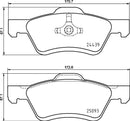Mintex Brake Pad Set fits - MDB4003 (also fits other vehicles)
