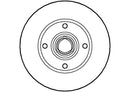 Disctech Brake Disc - Fits Bmw, Seat - ABD2667 - Rear Axle