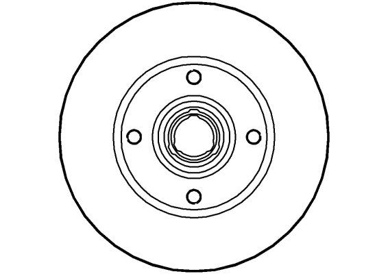 Disctech Brake Disc - Fits Bmw, Seat - ABD2667 - Rear Axle