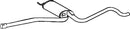 Klarius VW551B - Box With Centre Pipe  - Fits Volkswagen Passat 1.9TDi