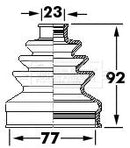 Borg & Beck Cv Joint Boot Kit Part No -BCB6123