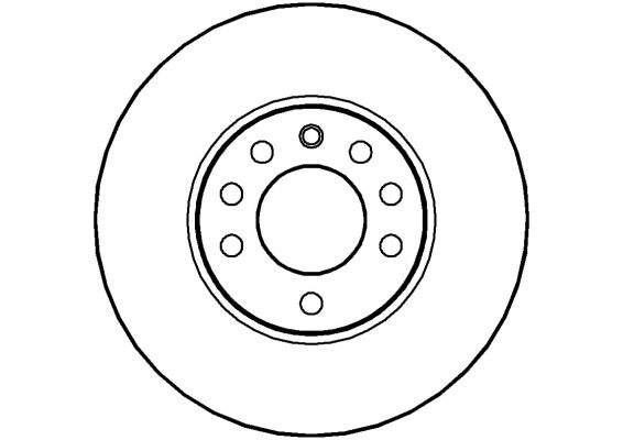 Disctech Brake Disc - Fits Cadillac - ABD2048 - Front Axle