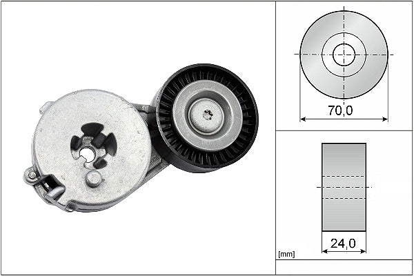 INA Tensioner Lever - V-Ribbed Belt - Part No - 534033310