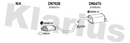 Klarius DN702B - Box With Centre Pipe  - Fits Nissan Note 1.6i