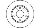 Disctech Brake Disc - Fits Acura, Opel - ABD2662 - Front Axle