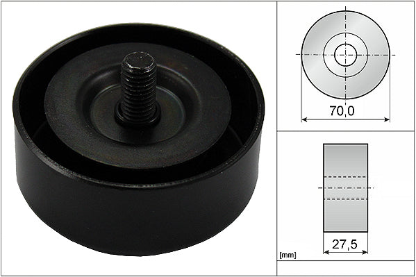 INA Deflection/Guide Pulley - V-Ribbed Belt - Part No - 532060610