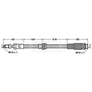 Borg & Beck Brake Hose  - BBH7475 fits Mazda 2 04/03-03/07