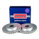 Borg & Beck Brake Disc Pair Part No -BBD4470