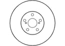 Disctech Brake Disc - Fits Mini, Toyota - ABD2256 - Front Axle