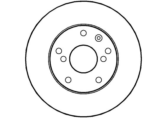Disctech Brake Disc - Fits Daewoo - ABD2692 - Front Axle