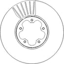 Disctech Brake Disc - Fits Ford, Hyundai - ABD3378 - Front Axle
