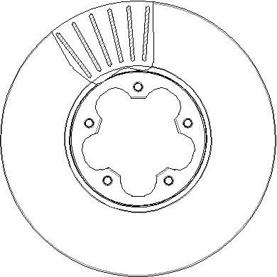 Disctech Brake Disc - Fits Ford, Hyundai - ABD3378 - Front Axle