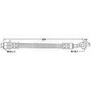 Borg & Beck Brake Hose Part No -BBH6620