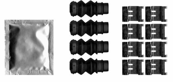 Textar Brake Pad Fitting Kit - 82541900