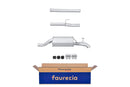 FAURECIA 8LD 366 036-241 Rear Muffler - Easy2Fit® Kit - fits VW VENTO (1H2)