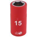 Draper Expert 15mm VDE 1/2" Insul. Socket - 31835