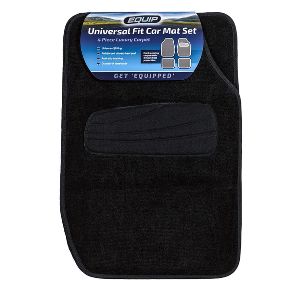 Equip Luxury Universal Fit Thick Pile Carpet Car Mats