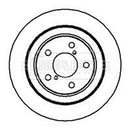 Borg & Beck Brake Disc Pair Part No -BBD5047