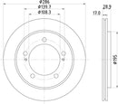 Mintex Brake Discs fits -Suzuki V323:5 MDC1847 (also fits other vehicles)