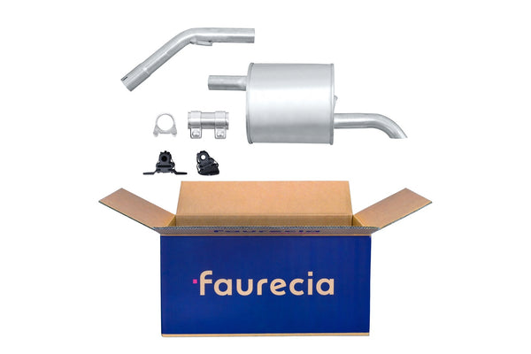 FAURECIA 8LD 366 035-101 Rear Muffler - Easy2Fit® Kit - fits SKODA FABIA I Praktik