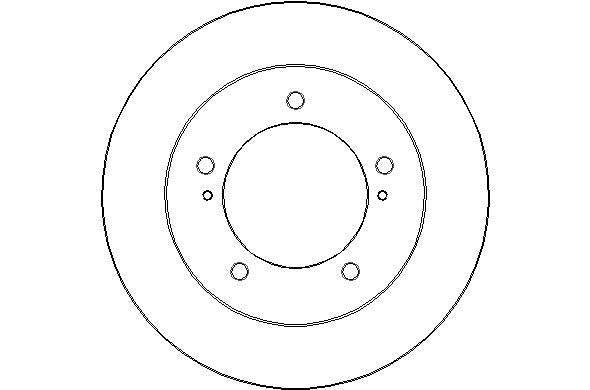 Disctech Brake Disc - Fits Ford, Suzuki - ABD2263 - Front Axle