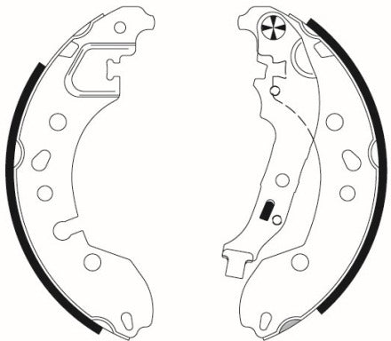 Mintex Brake Shoes fits -Renault Smart MFR725 (also fits other vehicles)