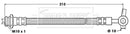 Borg & Beck Brake Hose Part No -BBH7508