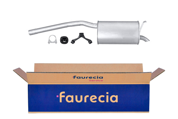 FAURECIA 8LD 366 036-731 Rear Muffler - Easy2Fit® Kit - fits VW MULTIVAN T5