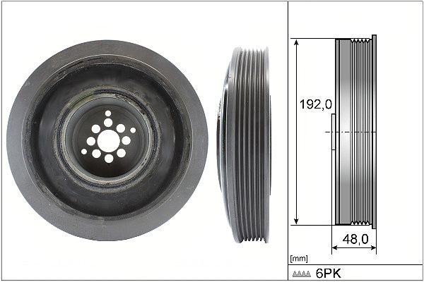 INA Belt Pulley Crankshaft Part No - 544010210