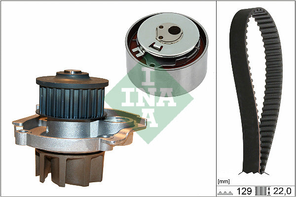 INA Water Pump & Timing Belt Set - - 530046230