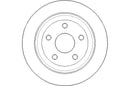 Disctech Brake Disc - Fits Hyundai, Jeep - ABD3069 - Rear Axle