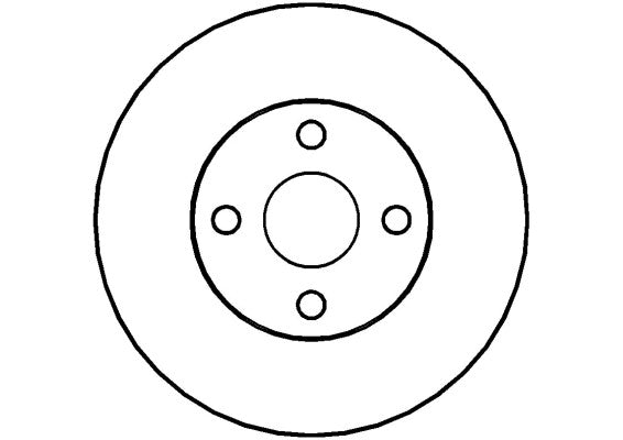 Disctech Brake Disc - Fits Toyota - ABD2815 - Front Axle