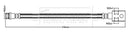 Borg & Beck Brake Hose Part No -BBH8820