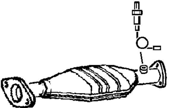 Klarius 311480 - Catalyst Type Approved  - Fits Honda Civic 1.4i