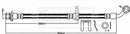 Borg & Beck Brake Hose Part No -BBH8027
